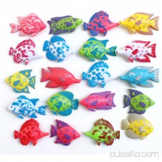 Magnetic Fishing Toy Set With 1 Fishing Rod and 6 Cute Fishes for Children Random Color